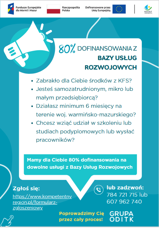 Zdjęcie artykułu Informacje o projekcie „Kompetentny region – Warmia i Mazury”