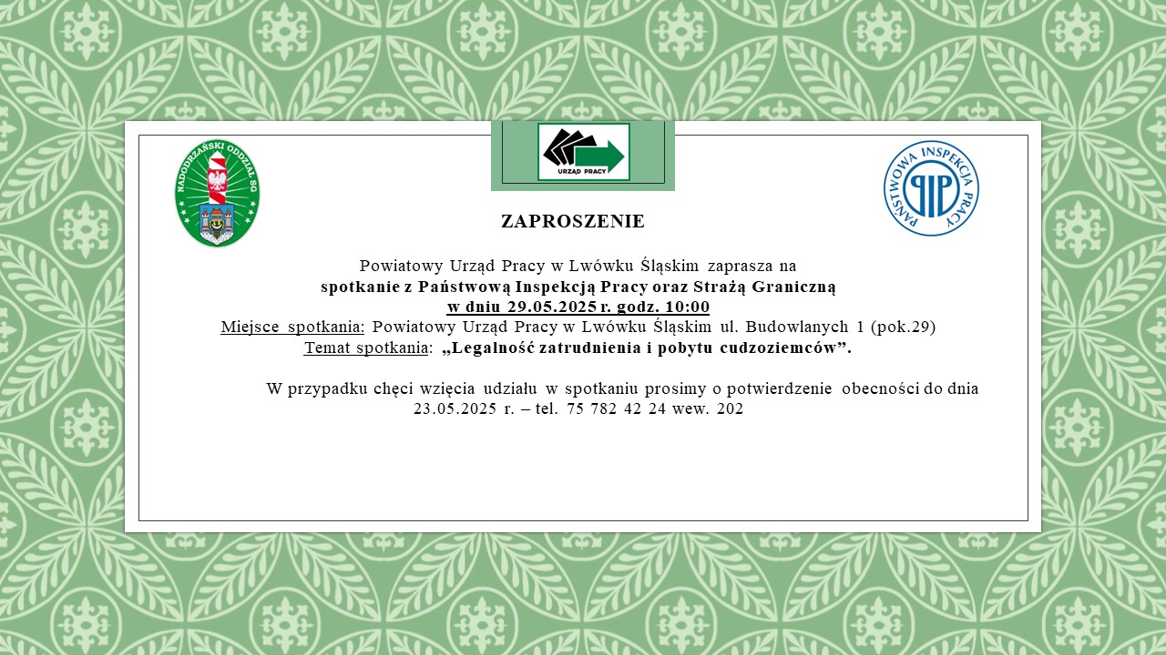 Zdjęcie artykułu Spotkanie z Państwową Inspekcją Pracy oraz Strażą Graniczną