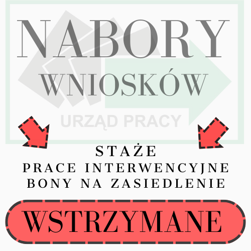 Zdjęcie artykułu Informacja o wstrzymaniu naboru wniosków