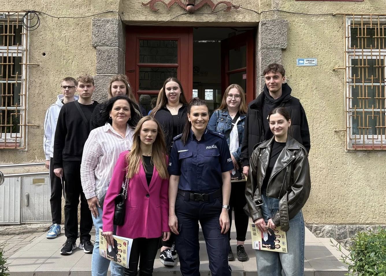 Zdjęcie artykułu Wizyta studyjna w Komendzie Powiatowej w Lidzbarku Warmińskim