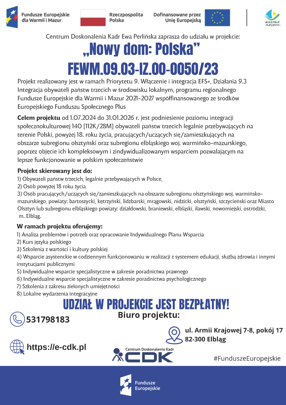 PLAKAT - Nowy dom Polska FEWM.09.03-IZ.00-005023