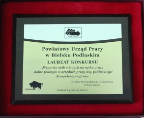 Zdjęcie artykułu Dwie nagrody Powiatowego Urzędu Pracy w Bielsku Podlaskim